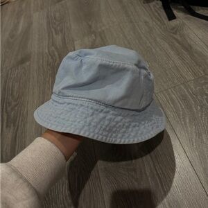 Zara Sky Blue Bucket Hat – Lightweight Cotton | Trendy Summer Accessory